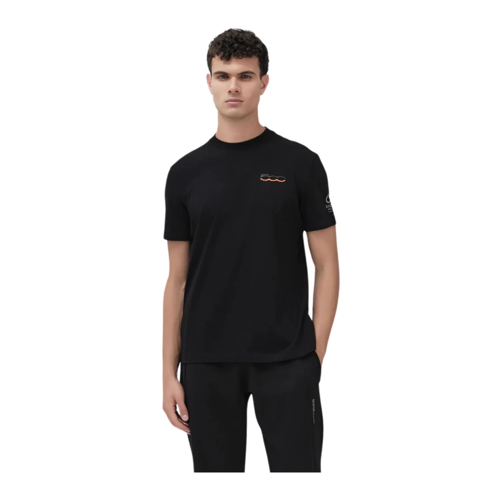 Suns Casual Katoenen T-shirt Black Heren