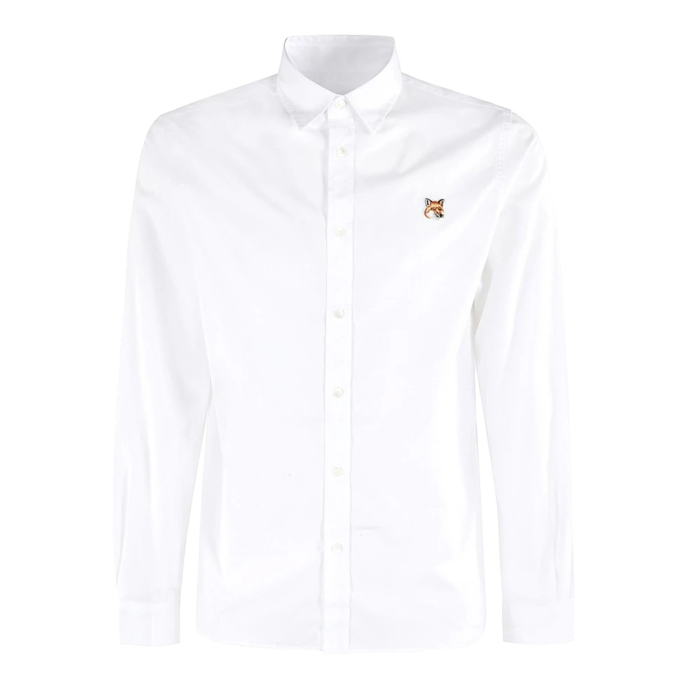 Maison Kitsuné White Formal Shirts, Male, S, Camicia
