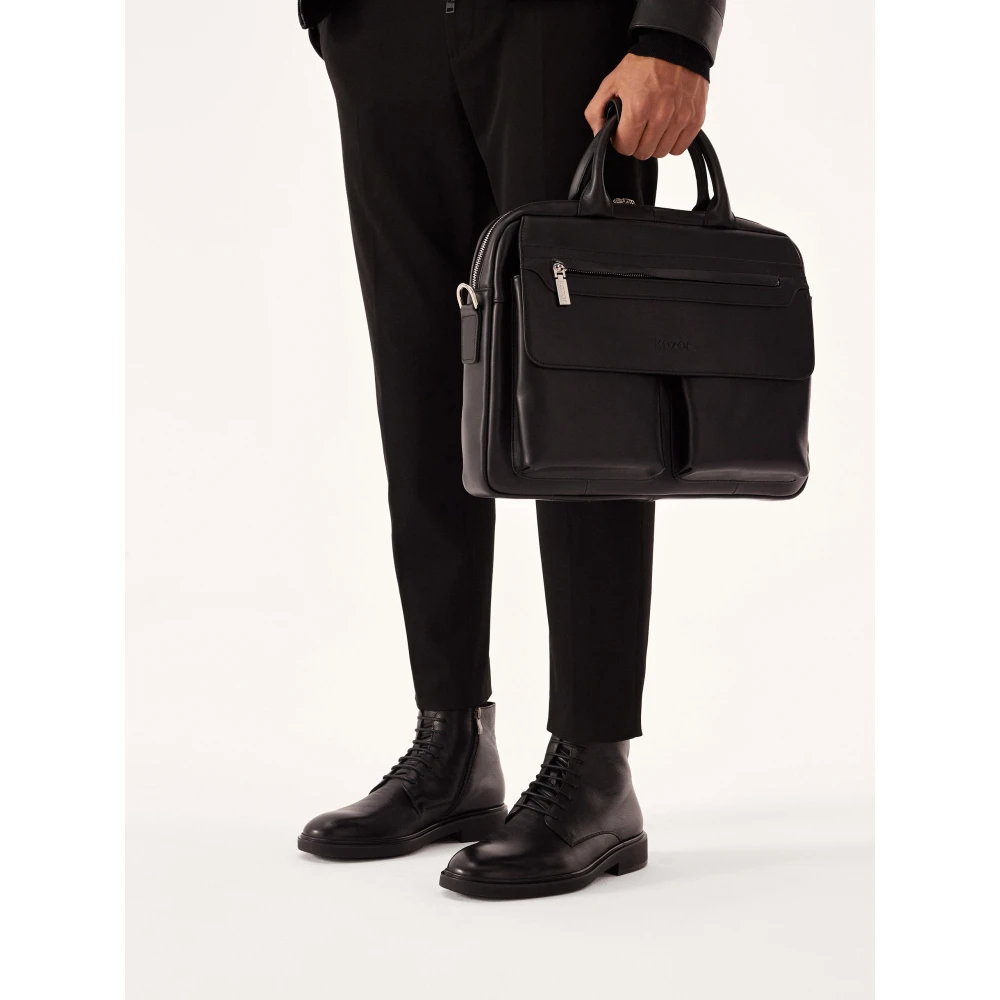 Kazar Zwarte tas voor mannen Black Heren