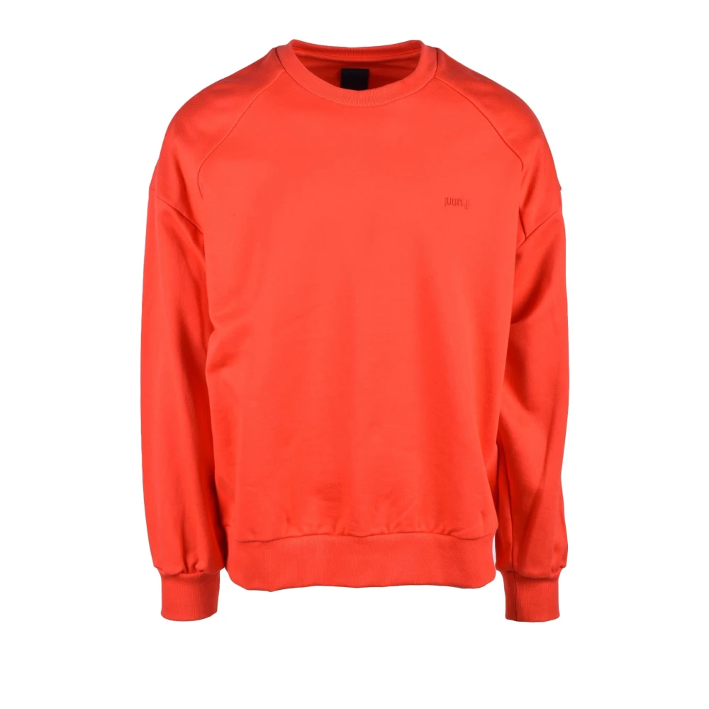 Juun.J Katoenen Gebreide Top Red Heren