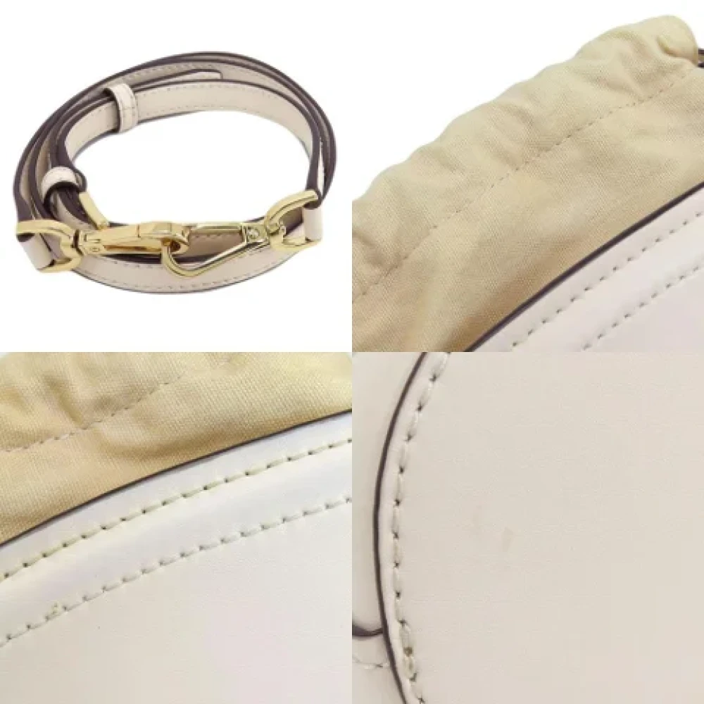 Michael Kors Pre-owned Leather shoulder-bags White Dames