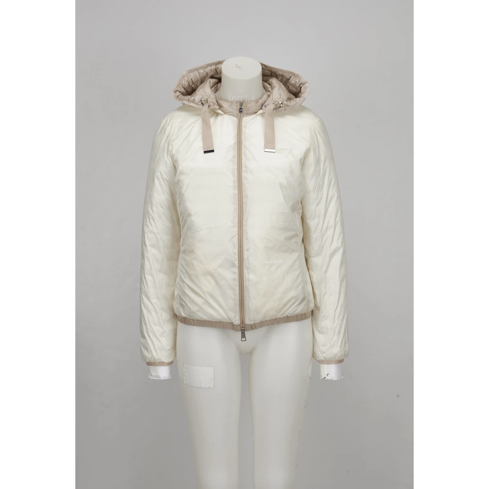 Milestone Gewatteerde jas met afneembare capuchon Beige Dames