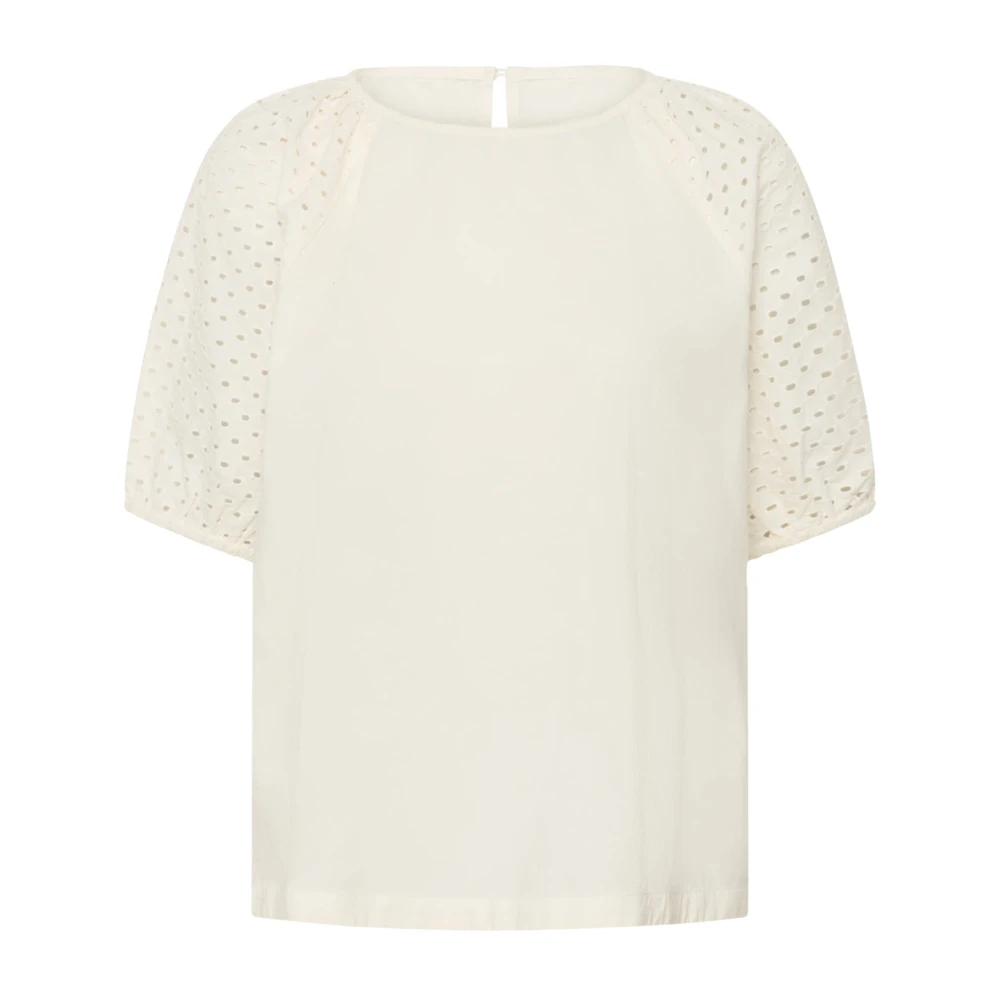 Saint Tropez Women's White Blouses, Xs, Liljasz Shirt