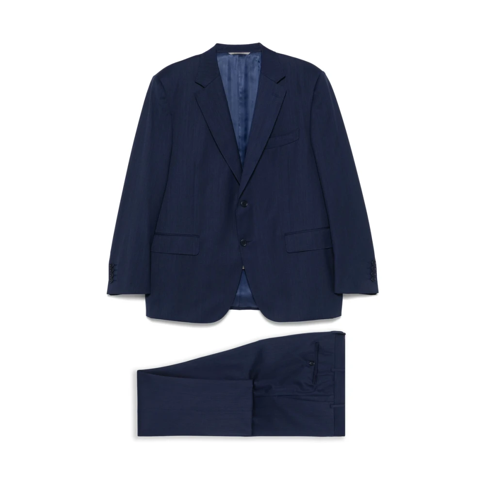 Canali Donkerblauw Formeel Pak Blue Heren