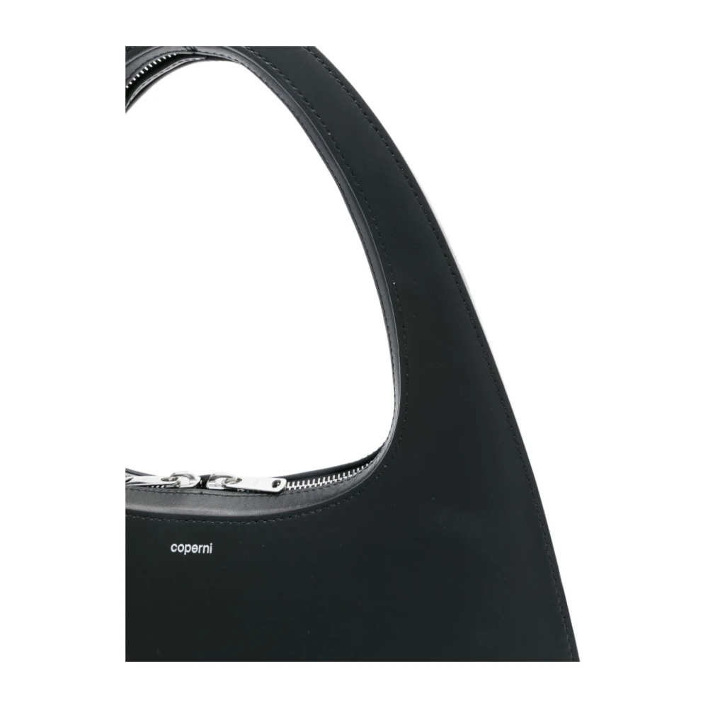 Coperni Zwarte Leren Top Handvat Tas Black Dames