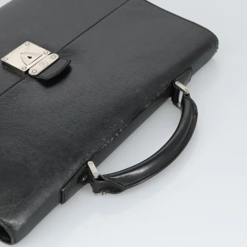 Louis Vuitton Vintage Pre-owned Leather handbags Black Dames