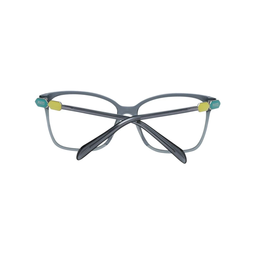 EMILIO PUCCI Grijze Vierkante Optische Frames voor Vrouwen Gray Dames