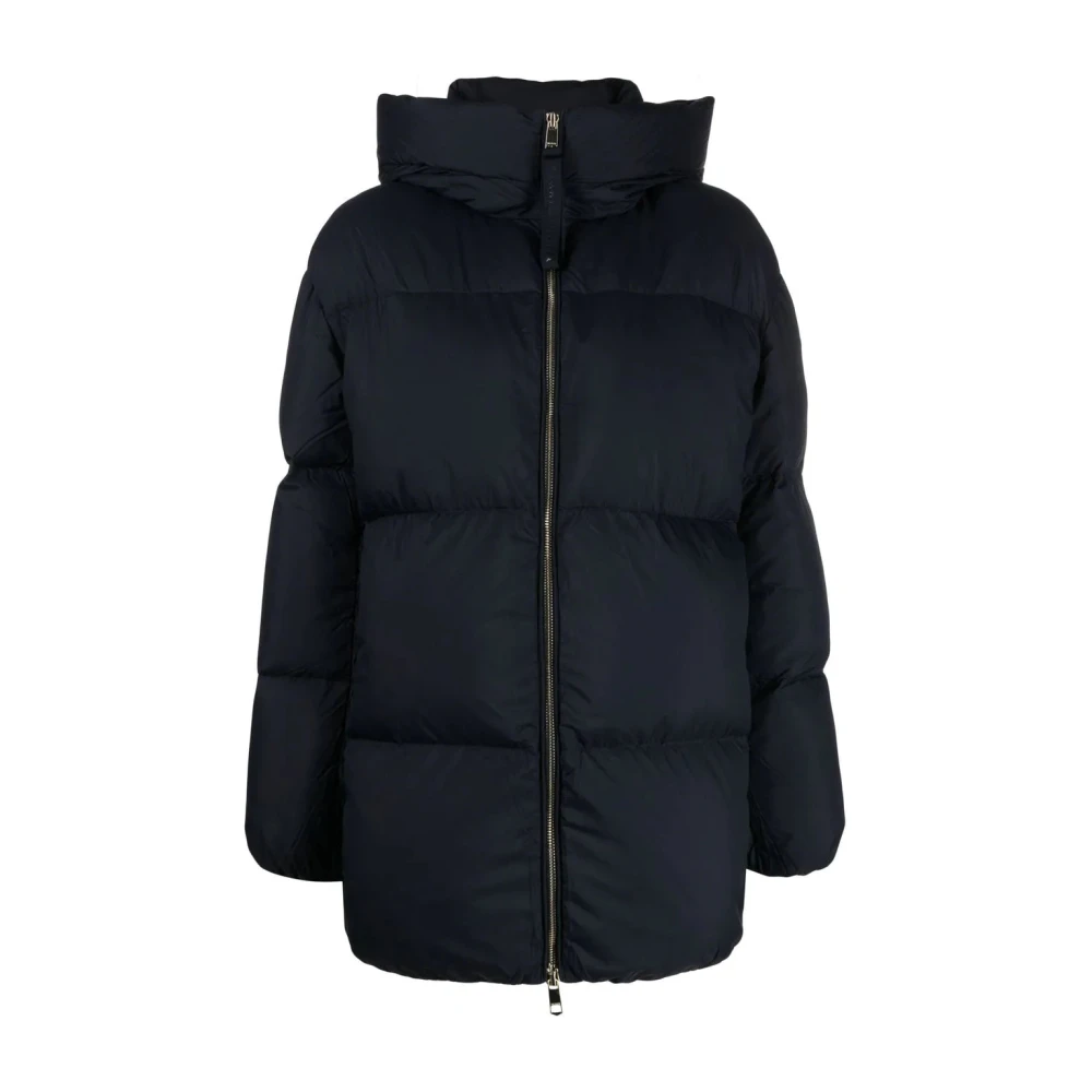 Tommy Hilfiger Women's Blue Down Coat - Parkas - L - Coats