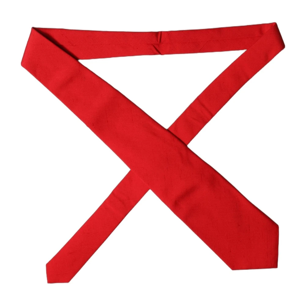 Dolce & Gabbana Vrouw Rood Accessoires Dames, One Size, Katoen, Verstelbare Stropdas