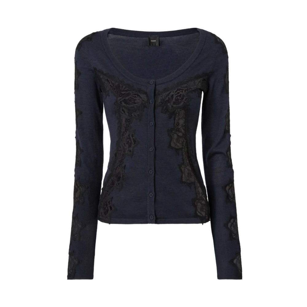 Pinko Vrouw Blauw Truien & Vesten Dames, M, Truien