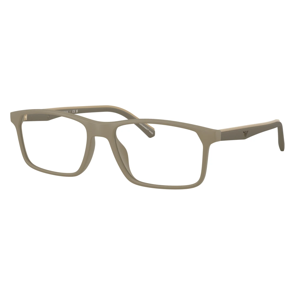 Emporio Armani Unisex Brown Glasses, 54 Mm, Optical Frame