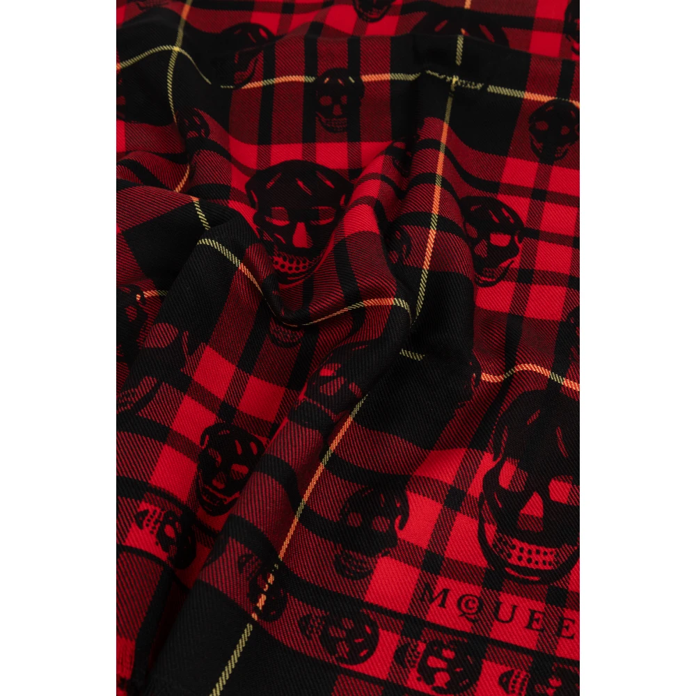 alexander mcqueen Wollen sjaal Red Heren
