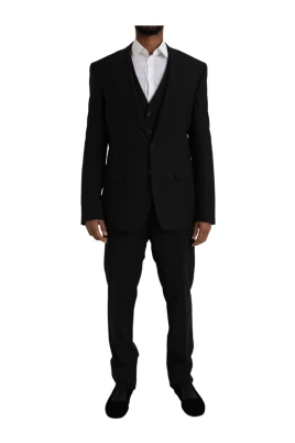 Svart 3-delat kostym STAFF Style