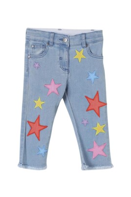 stjarn-applikation-barn-jeans