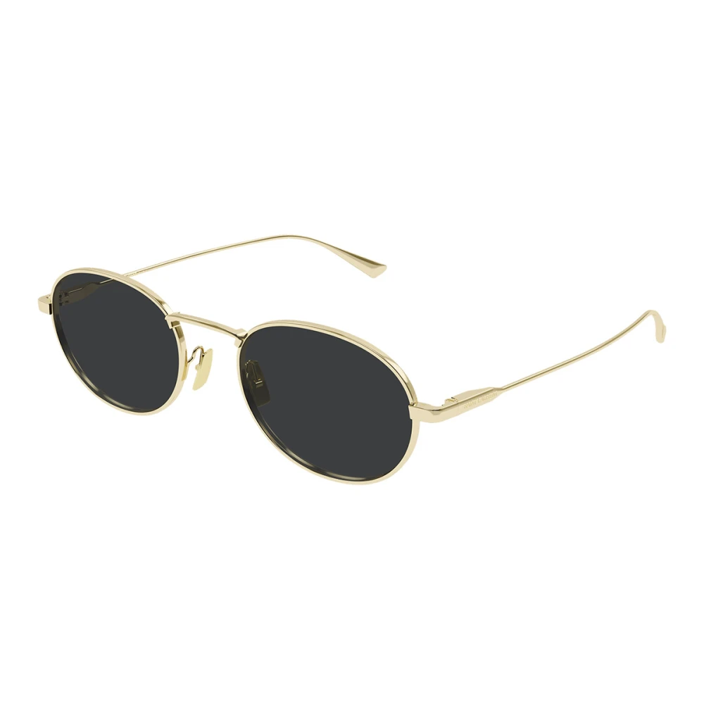 Saint Laurent Unisex Yellow Sunglasses, 52 Mm, Oval Metal Sunglasses