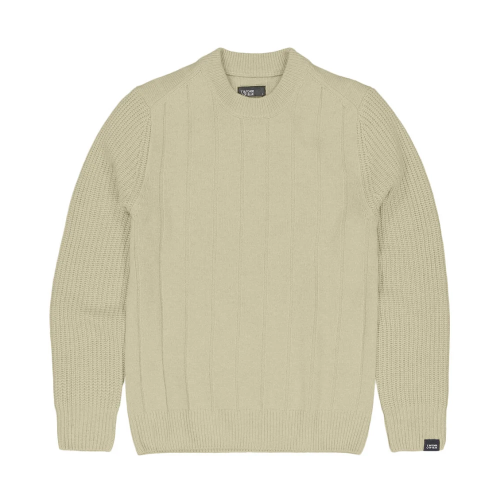 Butcher of Blue Blauwe Crew Neck Gebreide Trui voor Mannen Green Heren