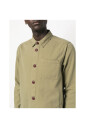 chemise-en-coton-vert-olive-avec-patch-logo