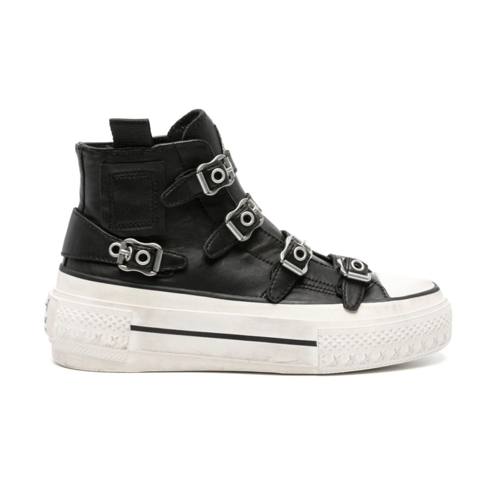 Ash Regenboog Leren Sneakers Black Dames