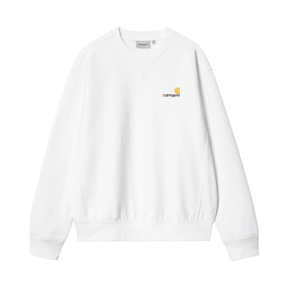 Carhartt Wip Essentiell Sweatshirt med Långa ärmar White, Herr