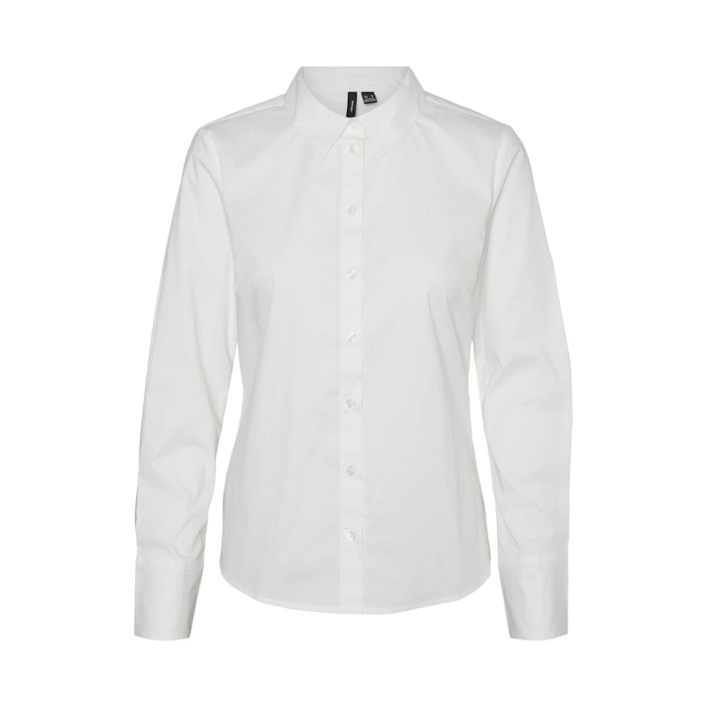 Vero Moda Aansluitende Blouse Wit Freewear White Dames