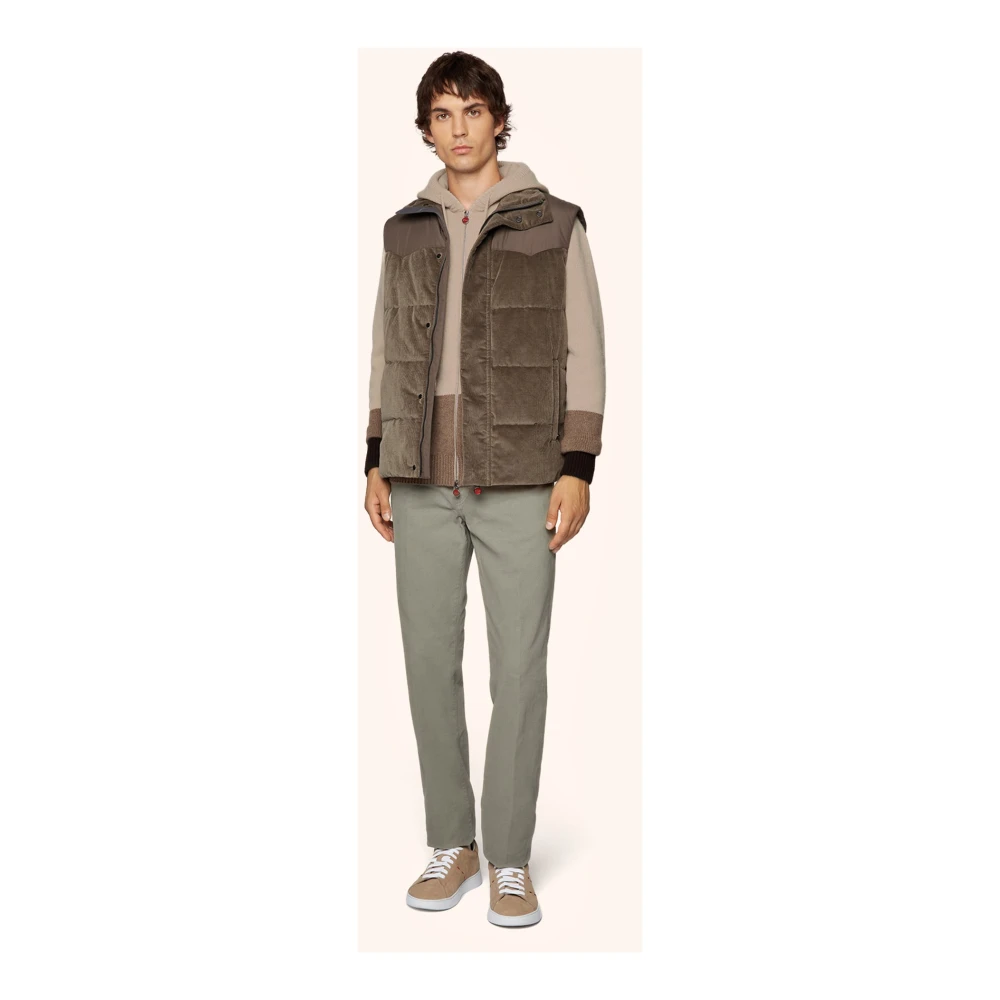 Kiton Kasjmier Bomberjack Beige Heren