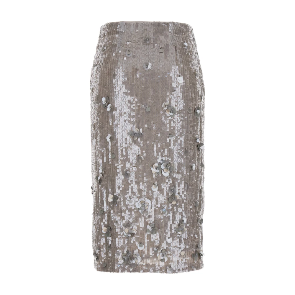 P.a.r.o.s.h. Grijze Gonna Rok Gray Dames