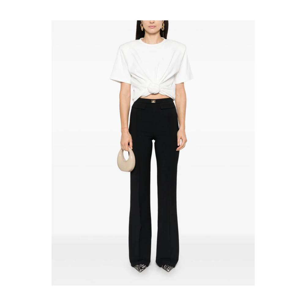 Elisabetta Franchi Nero Broek voor Vrouwen Black Dames