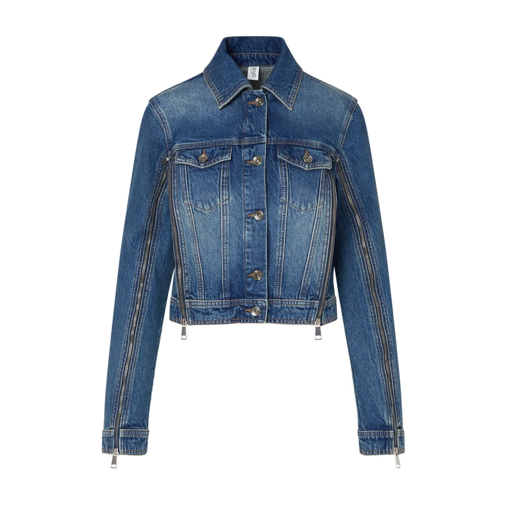 Liu Jo Donna Blu - Giubbino Zip - Jackets - M - Immagine 3