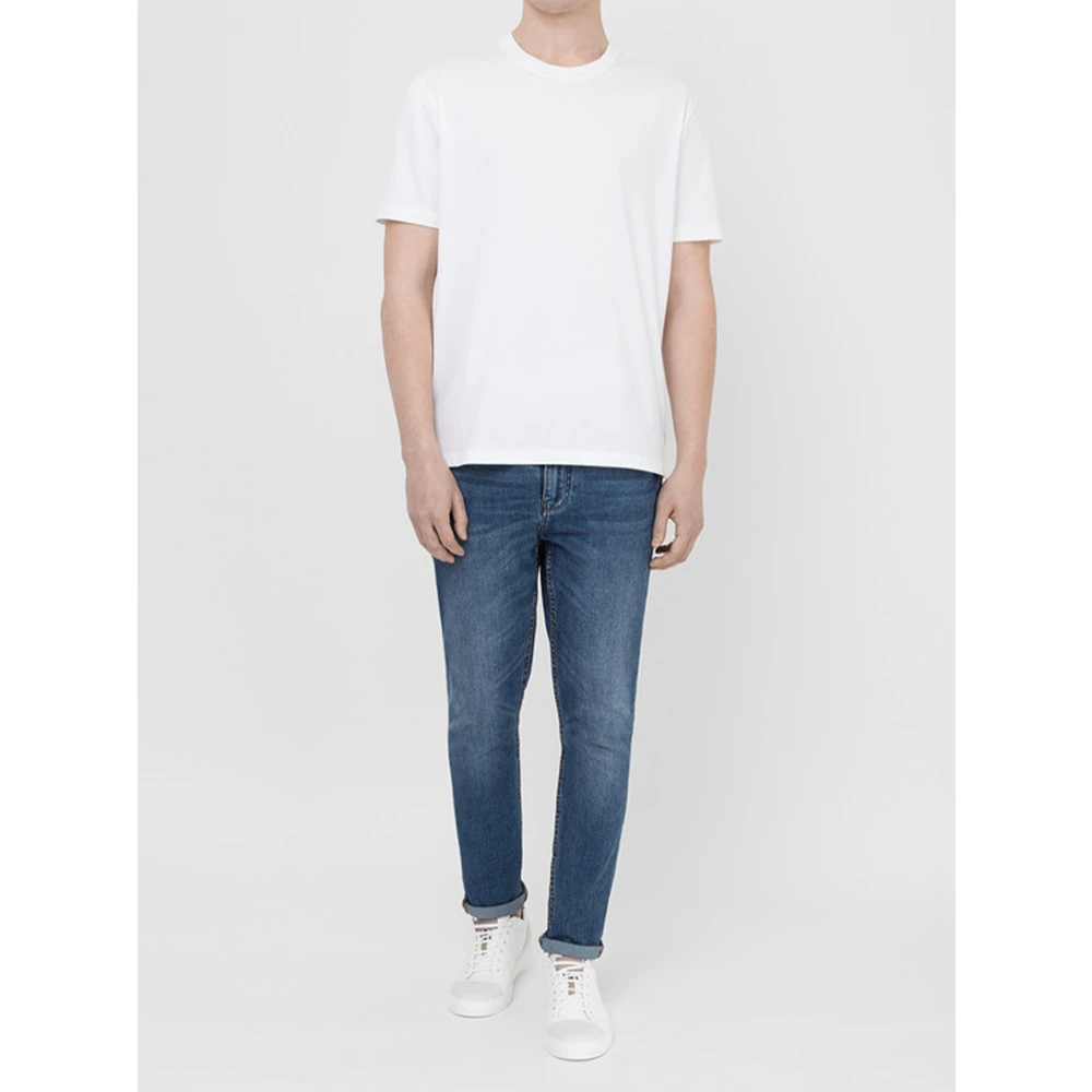 BRUNELLO CUCINELLI Beige T-shirt en Polo Basic Fit Beige Heren