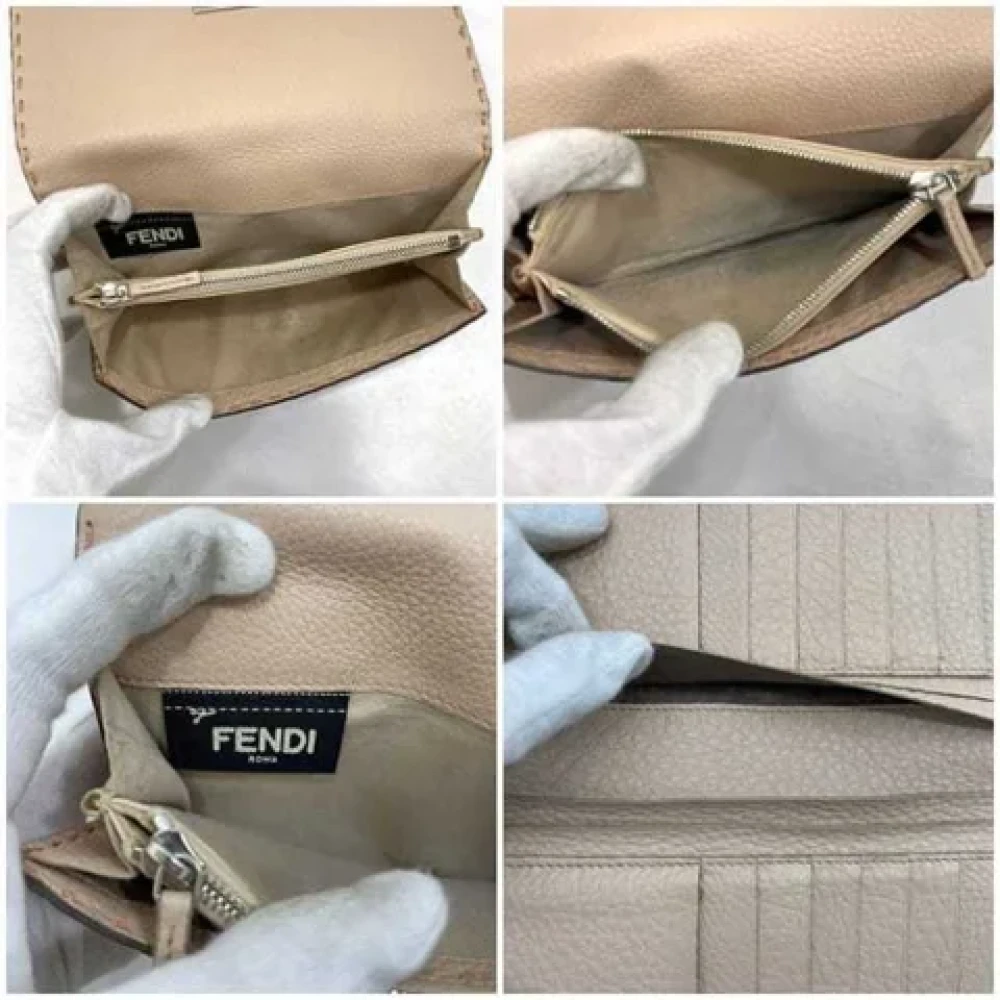 Fendi Vintage Pre-owned Leather wallets Pink Dames