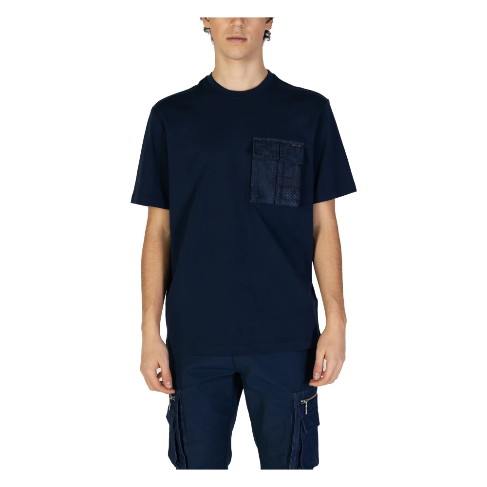 Antony Morato Katoenen T-shirt korte mouwen lente zomer Blue Heren