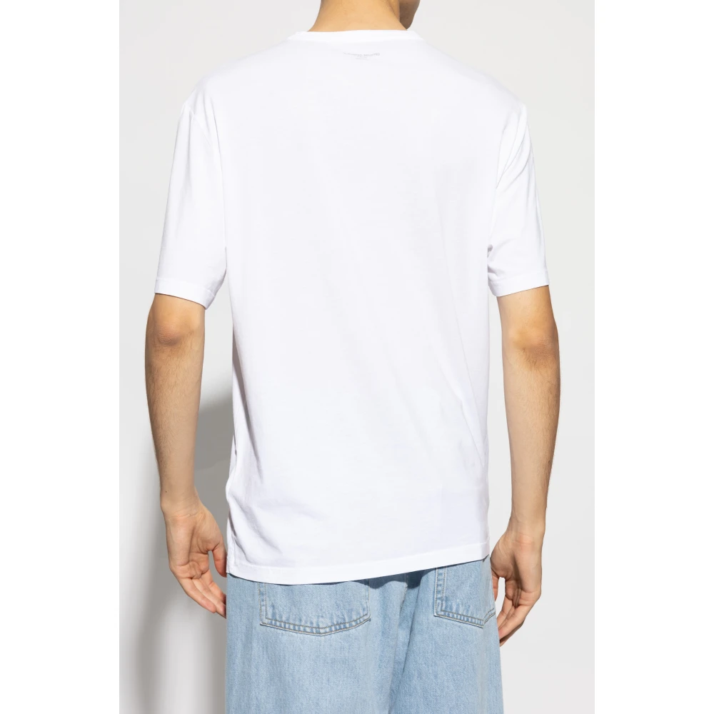 Officine Générale T-shirt met zak White Heren