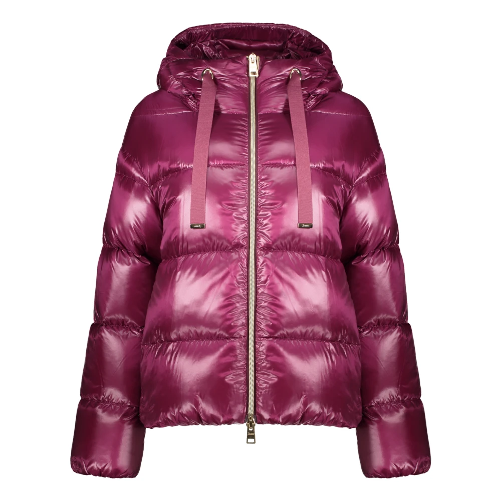Herno Kort Donsjas met Capuchon Purple Dames
