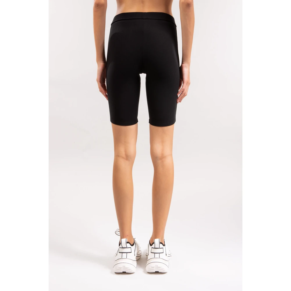 Dsquared2 Fietsbroek met Logo Strepen Black Dames