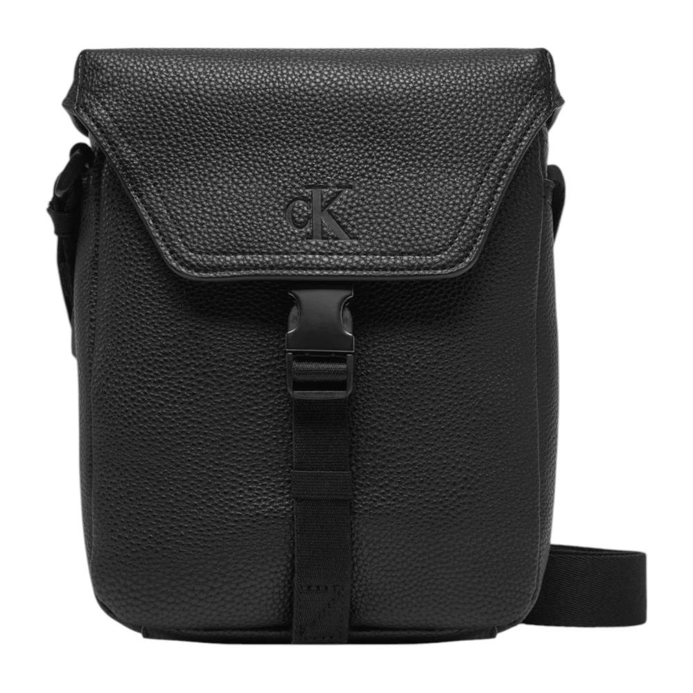 Calvin Klein Stilig Crossbody-väska för Män Black, Herr