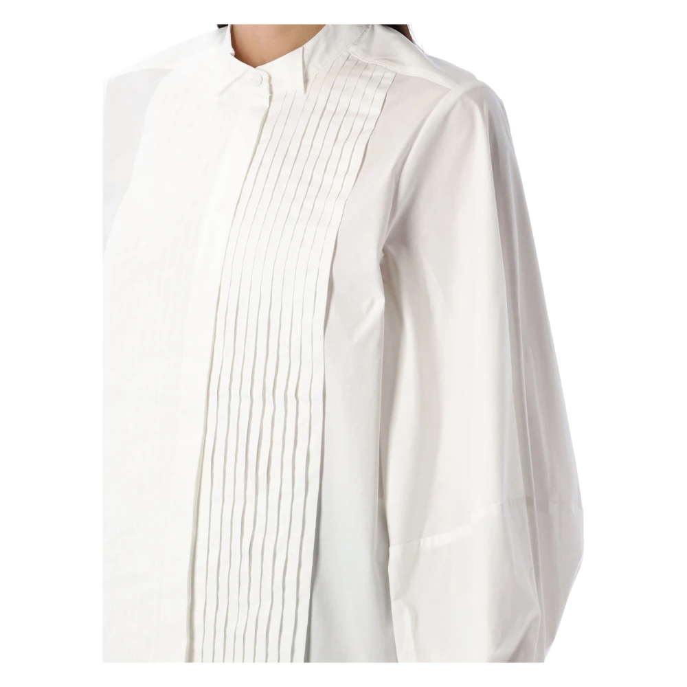 The Garment Witte Smoking Shirt Elegante Katoen White Dames