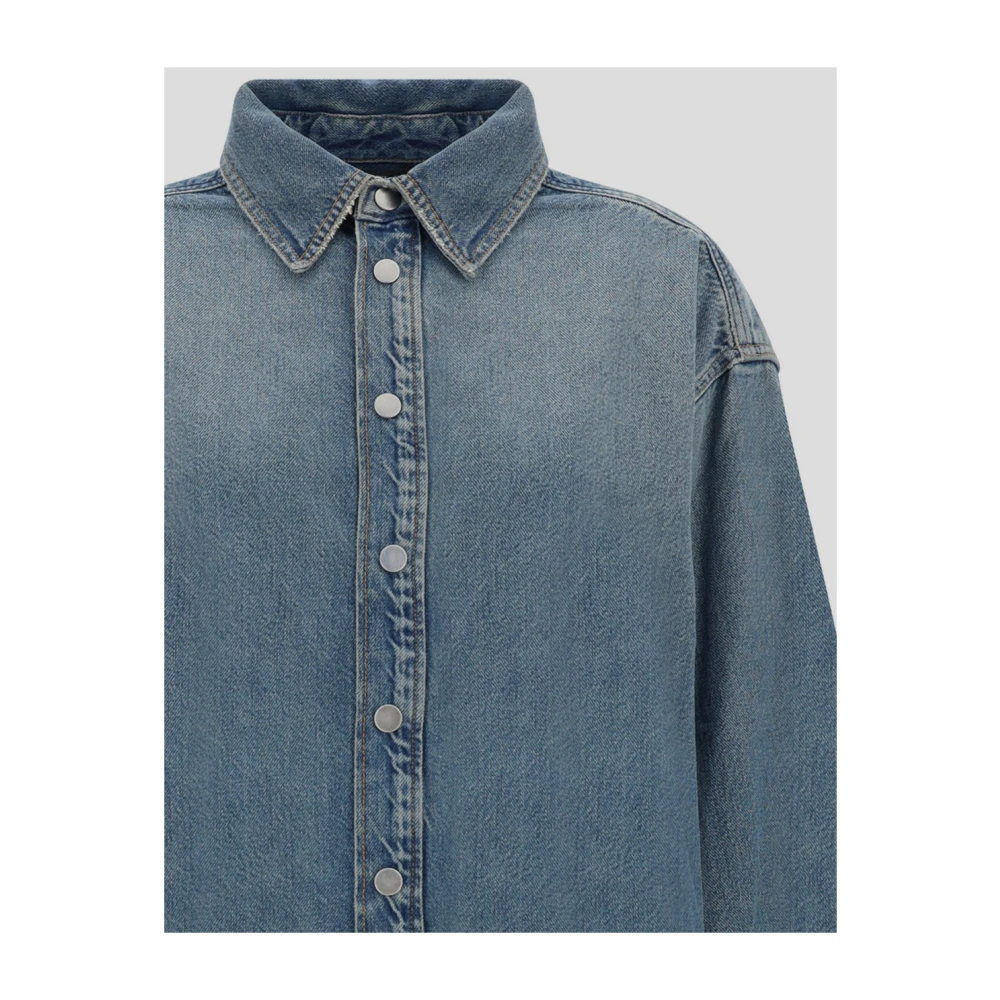Haikure Blauwe Denim Shirt Blue Dames