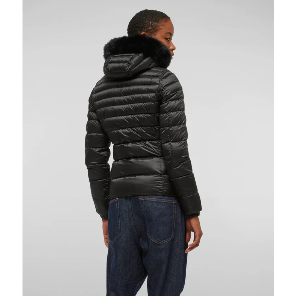 RefrigiWear Bontgevoerde capuchonjas voor dames Black Dames