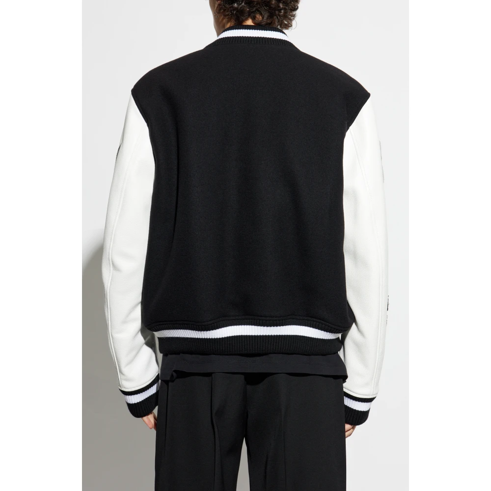 Off White Jas met logo Black Heren
