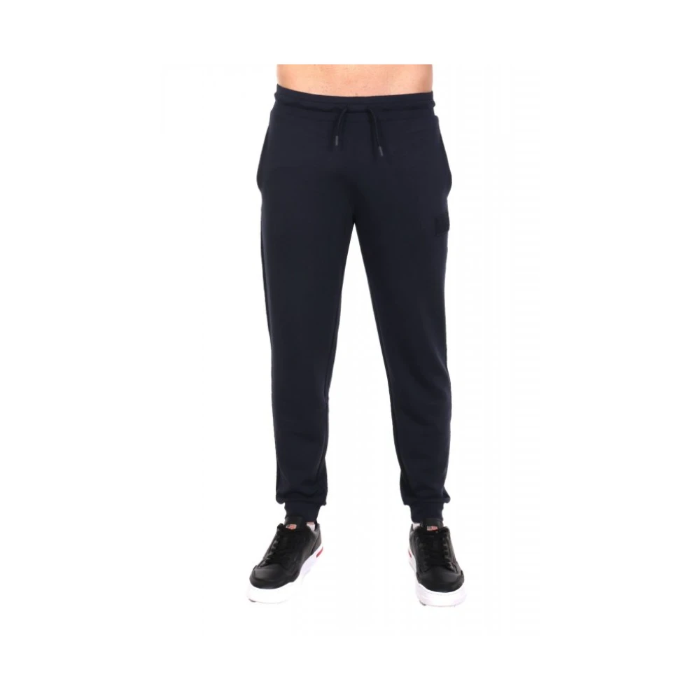 Emporio Armani Ea7 Mannelijk Blauw Logo Sweatpants