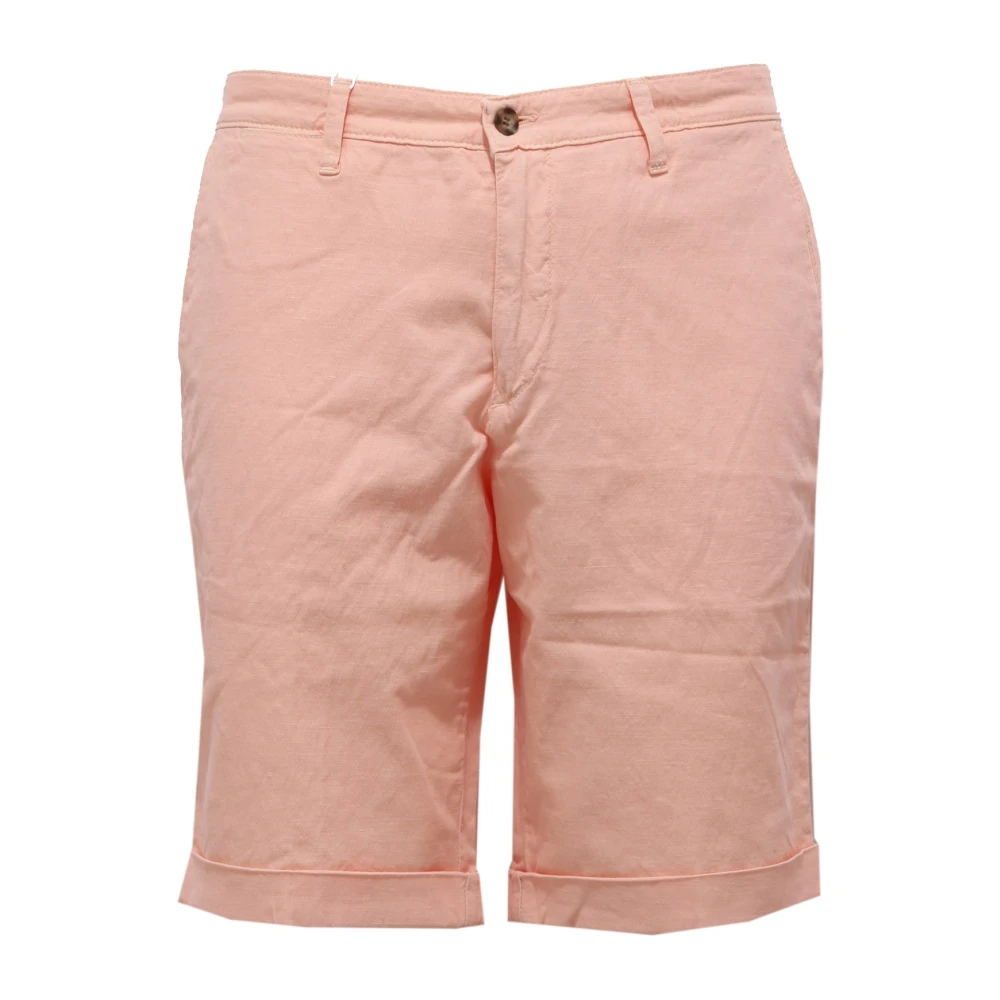 Briglia Pink Casual Shorts, Male, Xl, Denim Bermuda Shorts