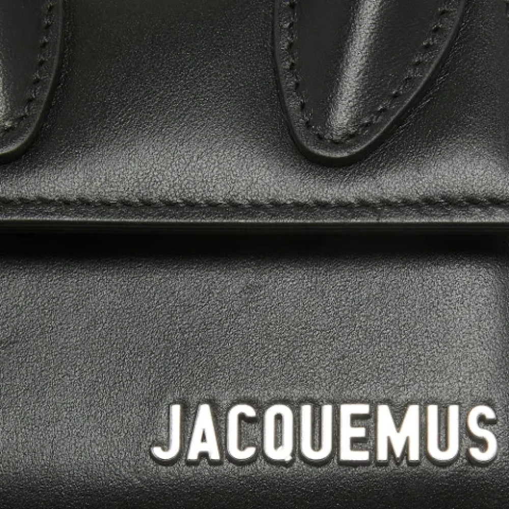 Jacquemus Pre-owned Leather handbags Black Dames