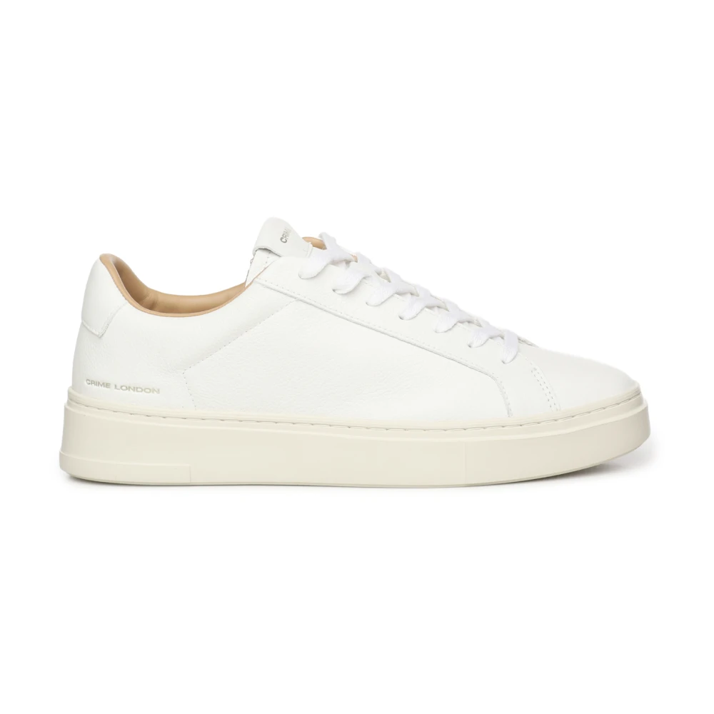 Crime London White Sneakers, Male, 11 Uk, Trainers