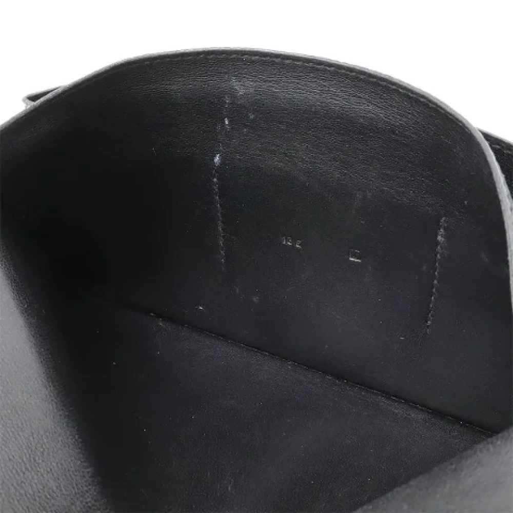 Hermès Vintage Pre-owned Leather wallets Black Dames