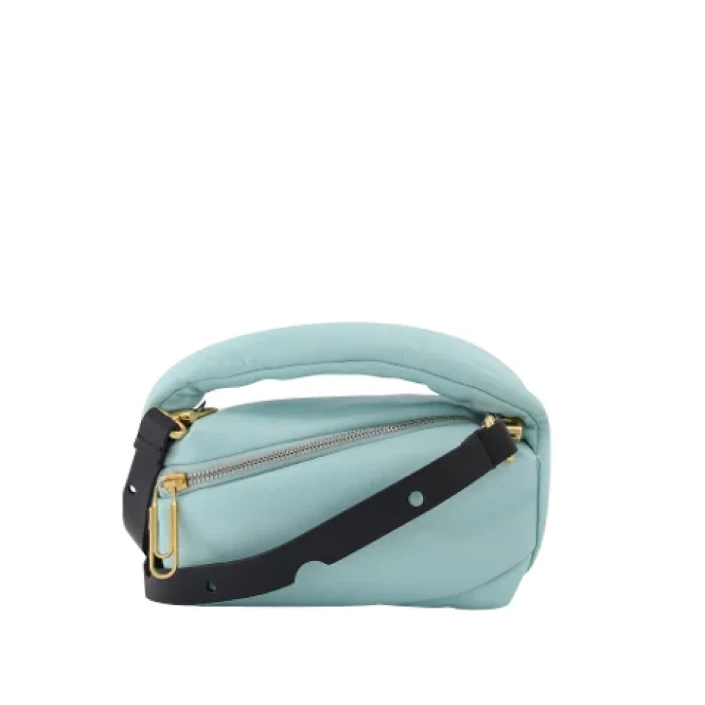Off White Leather handbags Blue Dames