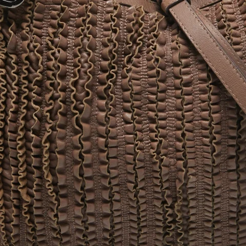 Burberry Vintage Pre-owned Leather handbags Brown Dames