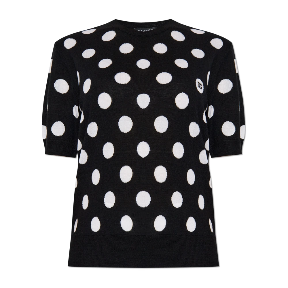 Dolce & Gabbana Kortemouwtrui Black Dames