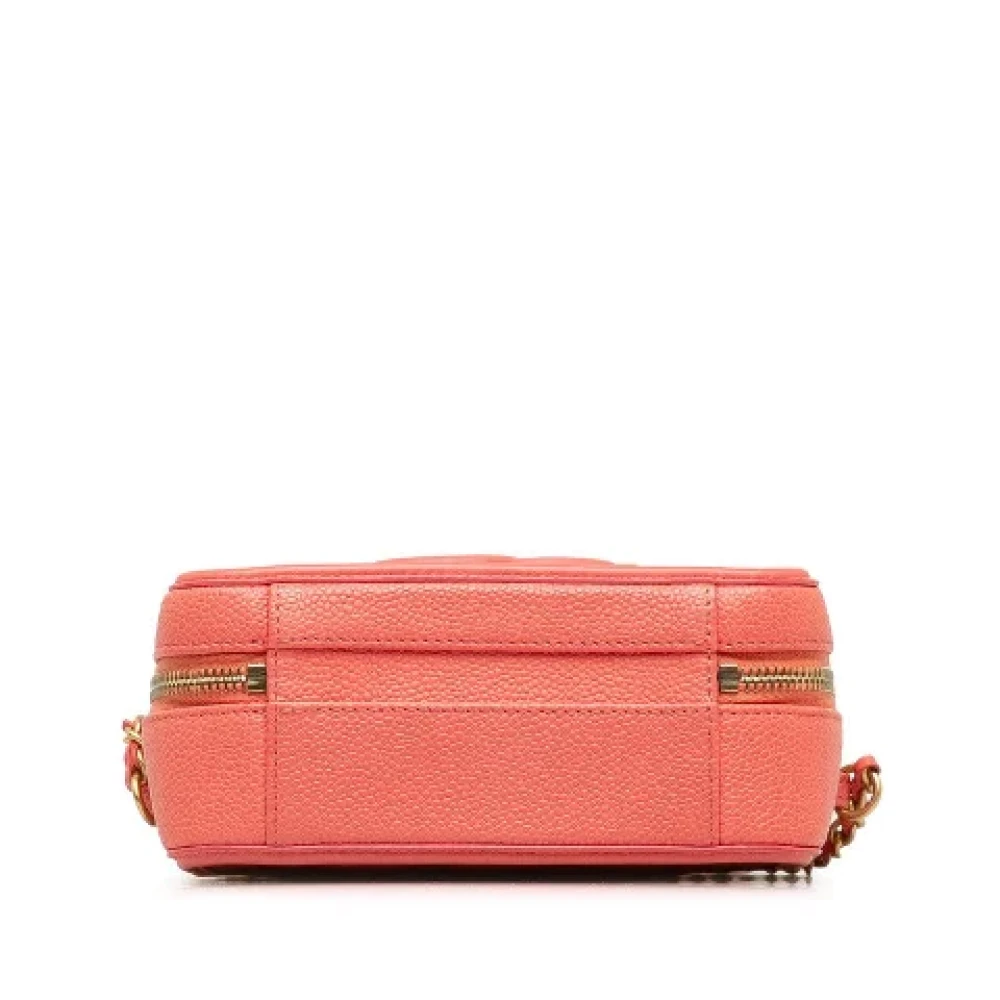 Chanel Vintage Pre-owned Leather handbags Pink Dames