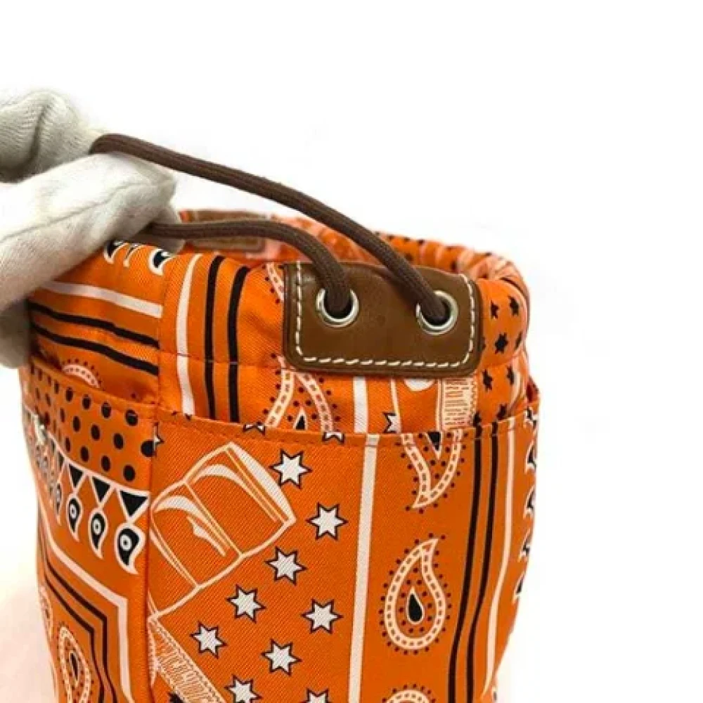 Hermès Vintage Pre-owned Silk pouches Orange Dames