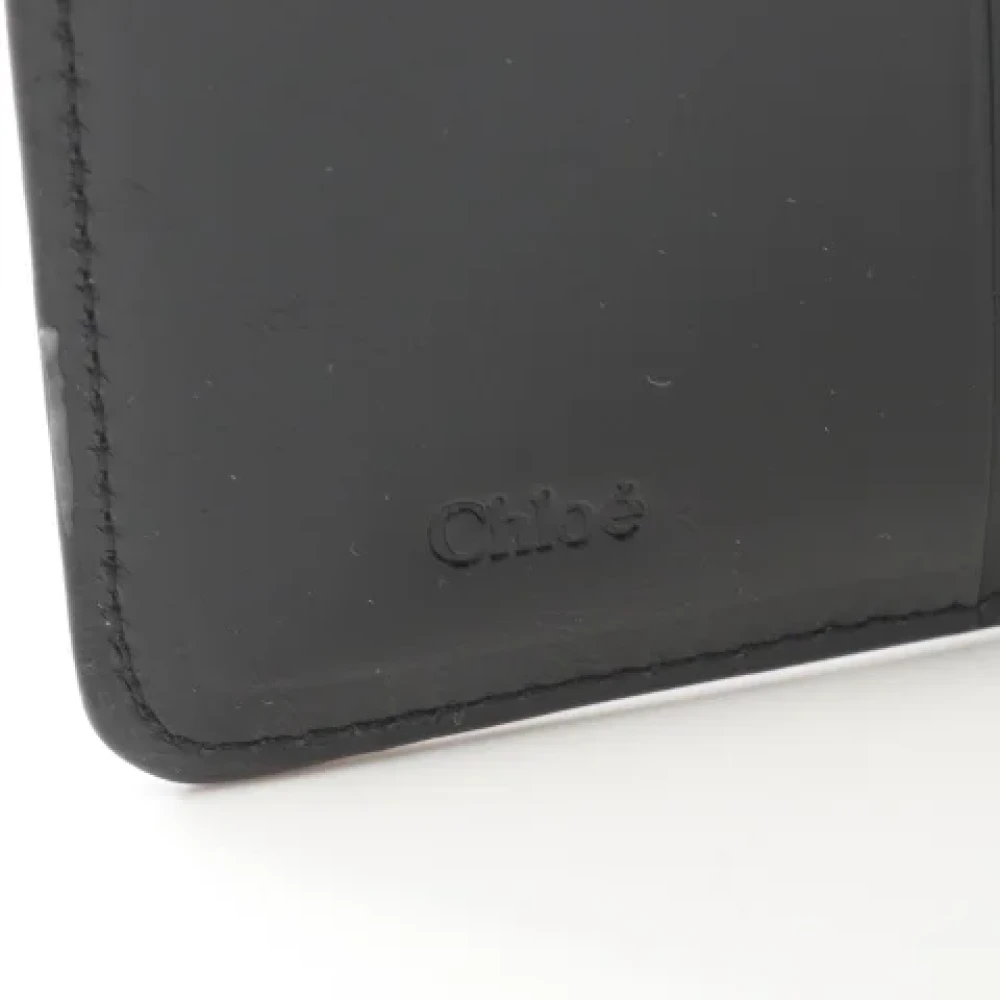 Chloé Pre-owned Leather wallets Black Dames